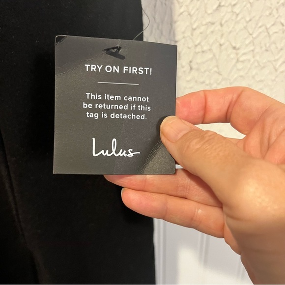 Lulus Black Off-Shoulder bodycon Dress size small - Picture 15 of 15